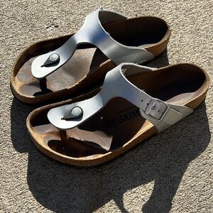 Birkenstock Silver Sandals